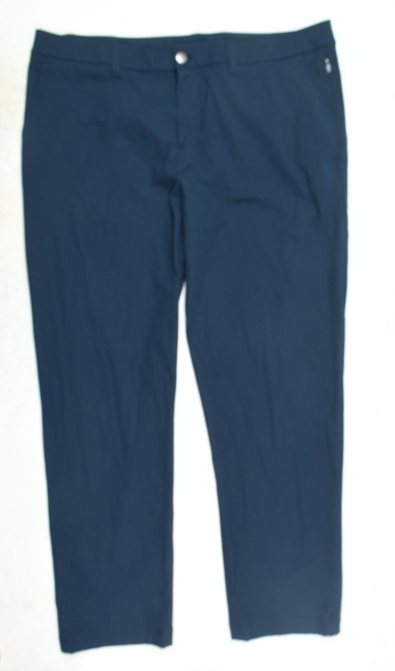 Lululemon Commission Pants Mens 38 Blue Slim Fit Stretch Comfort Casual